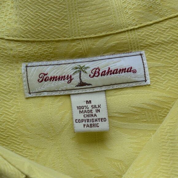 Tommy Bahama Silk Hawaiian Shirt Button Down Size M - Picture 3 of 4